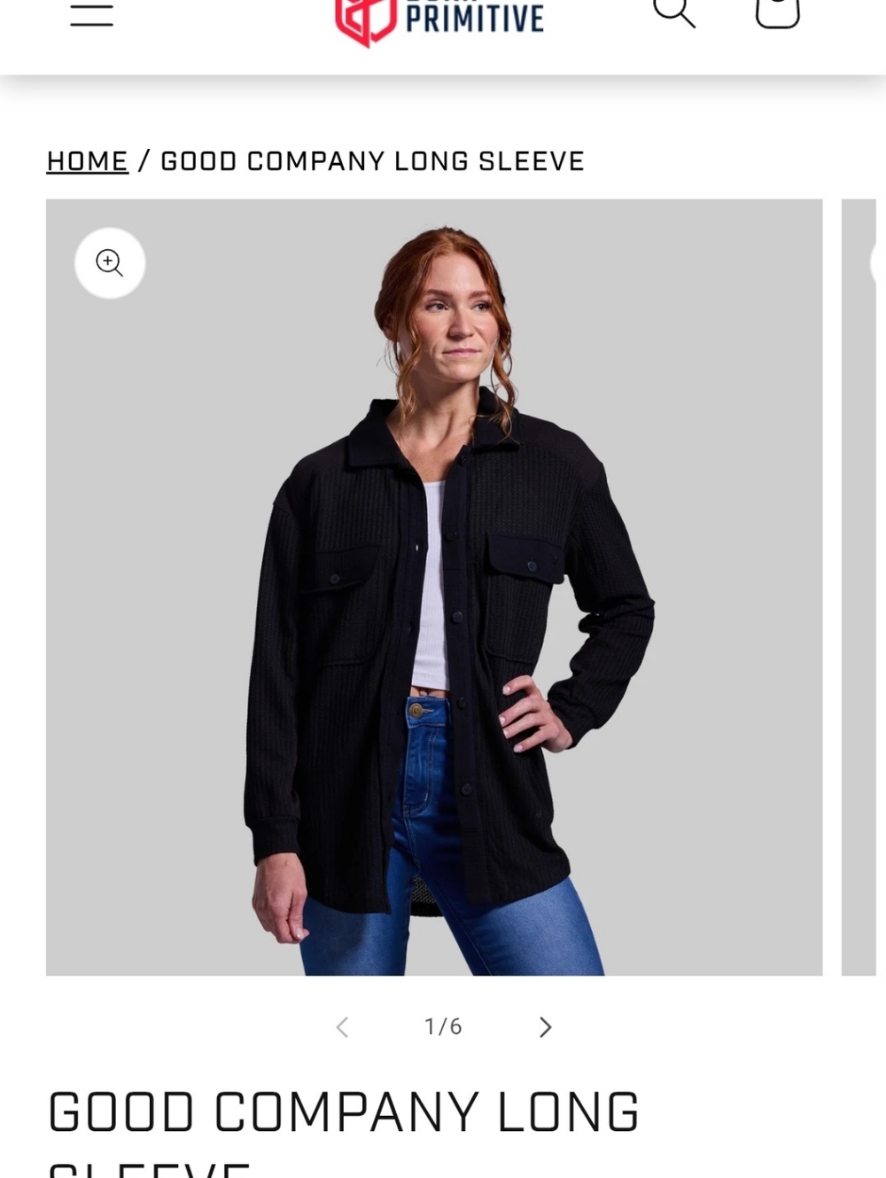 Born Primitive Good Company Black Long Sleeve